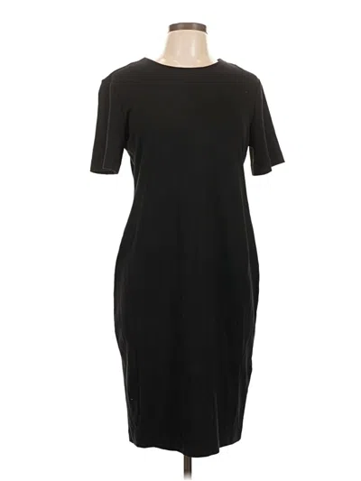 Pre-owned H&m Casual Dress In Black