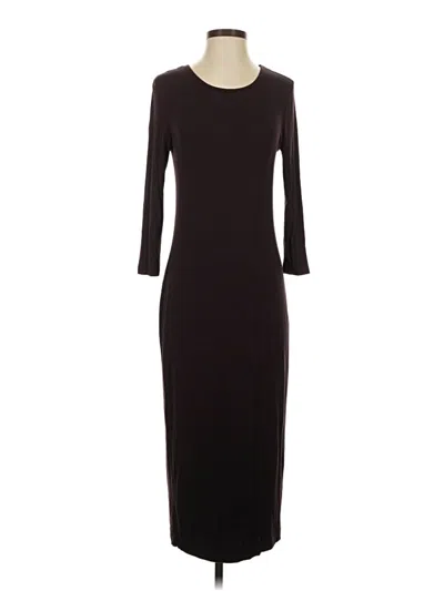 Pre-owned H&m Casual Dress In Black