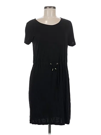 Pre-owned H&m Casual Dress In Black