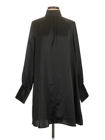 Pre-owned H&m Casual Dress In Black
