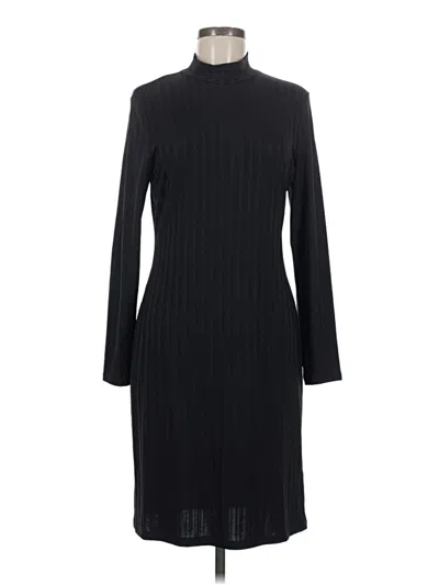 Pre-owned H&m Casual Dress In Black