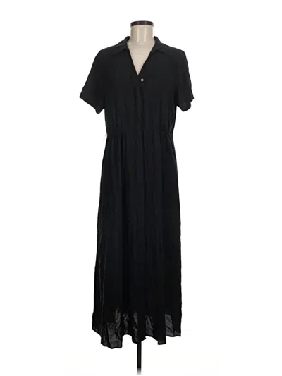 Pre-owned H&m Casual Dress In Black