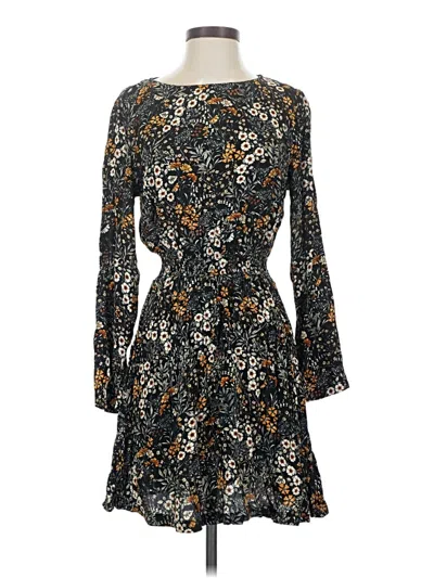 Pre-owned H&m Casual Dress In Black