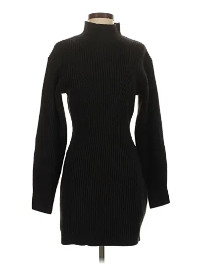Pre-owned H&m Casual Dress In Black