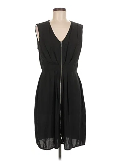 Pre-owned H&m Casual Dress In Black