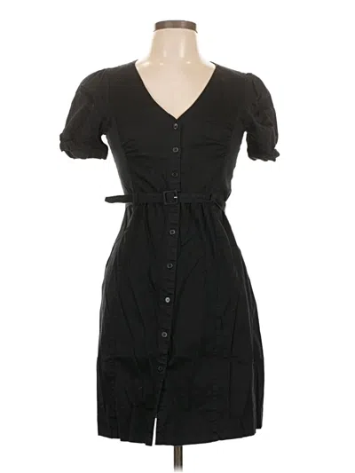 Pre-owned H&m Casual Dress In Black