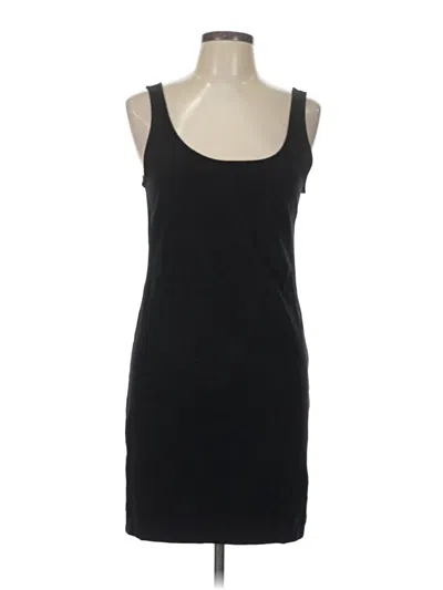 Pre-owned H&m Casual Dress In Black