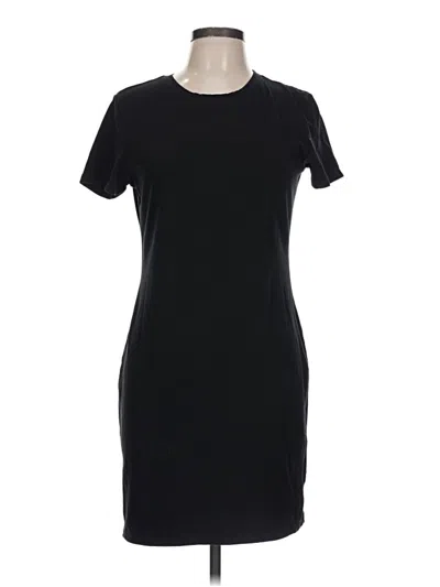 Pre-owned H&m Casual Dress In Black