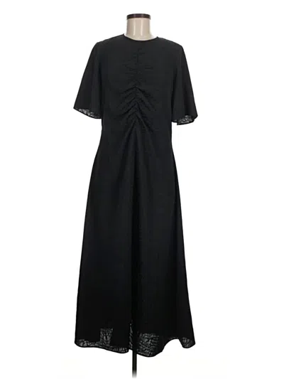 Pre-owned H&m Casual Dress In Black