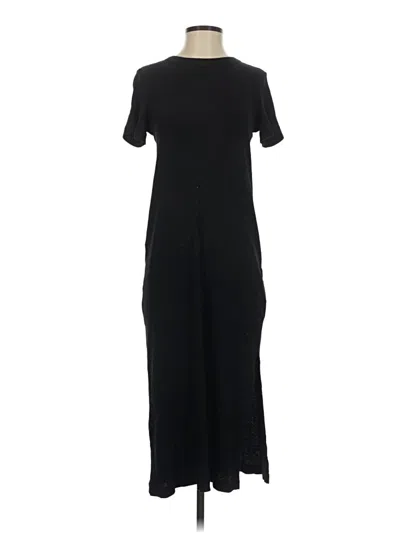 Pre-owned H&m Casual Dress In Black