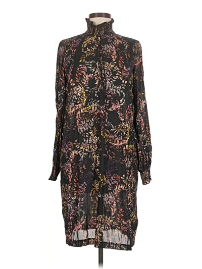 Pre-owned H&m Casual Dress In Black