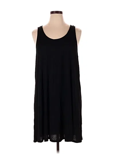 Pre-owned H&m Casual Dress In Black