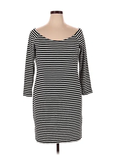Pre-owned H&m Casual Dress In Black
