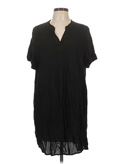 Pre-owned H&m Casual Dress In Black