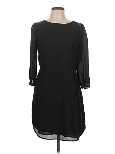 Pre-owned H&m Casual Dress In Black