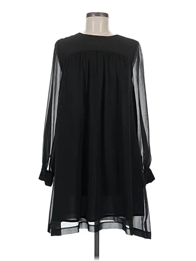 Pre-owned H&m Casual Dress In Black