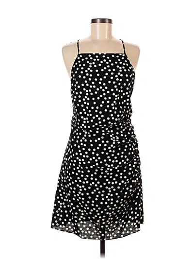 Pre-owned H&m Casual Dress In Black