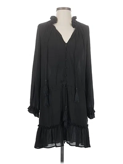 Pre-owned H&m Casual Dress In Black
