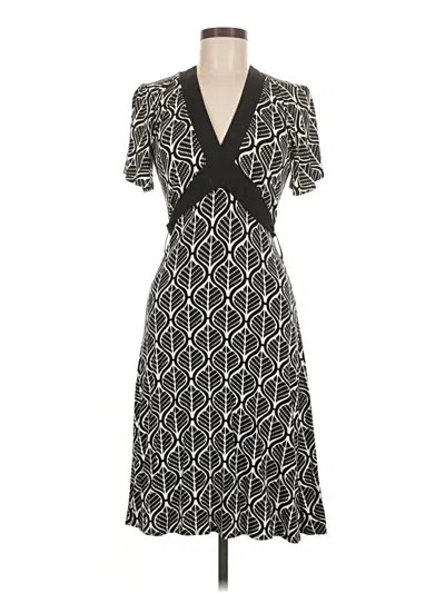 Pre-owned H&m Casual Dress In Black