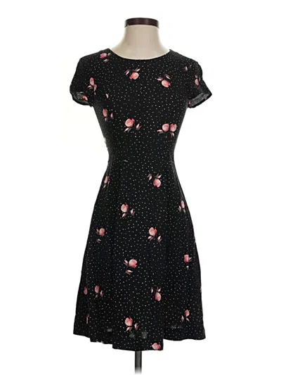 Pre-owned H&m Casual Dress In Black