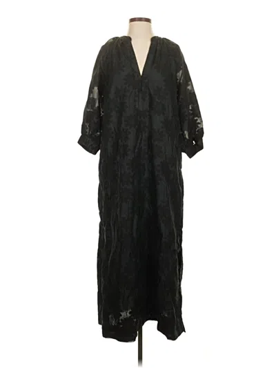 Pre-owned H&m Casual Dress In Black