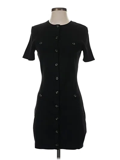 Pre-owned H&m Casual Dress In Black