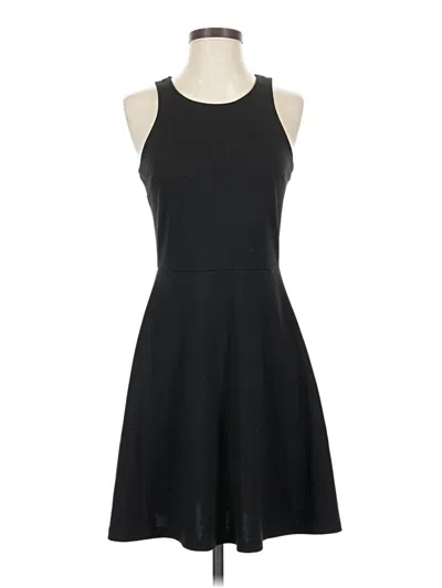 Pre-owned H&m Casual Dress In Black