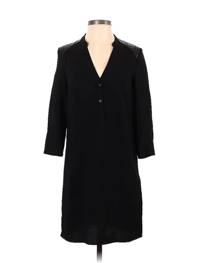 Pre-owned H&m Casual Dress In Black