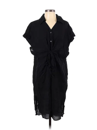Pre-owned H&m Casual Dress In Black