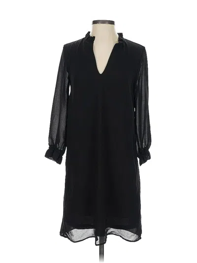 Pre-owned H&m Casual Dress In Black