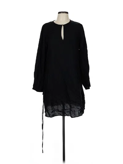 Pre-owned H&m Casual Dress In Black