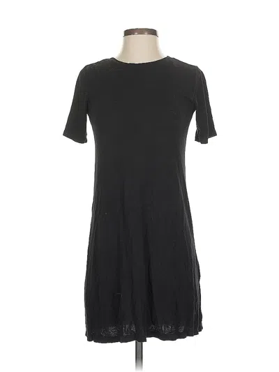 Pre-owned H&m Casual Dress In Black