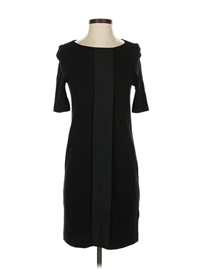 Pre-owned H&m Casual Dress In Black
