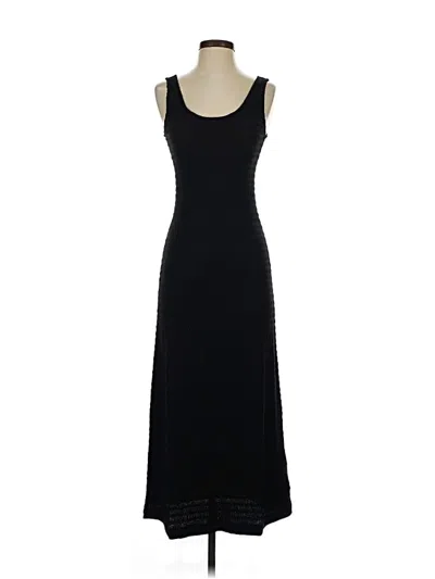 Pre-owned H&m Casual Dress In Black
