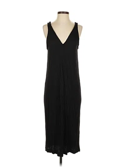 Pre-owned H&m Casual Dress In Black