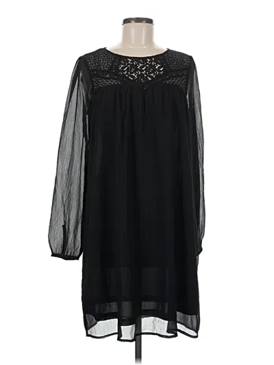 Pre-owned H&m Casual Dress In Black