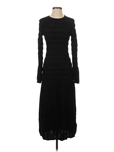 Pre-owned H&m Casual Dress In Black