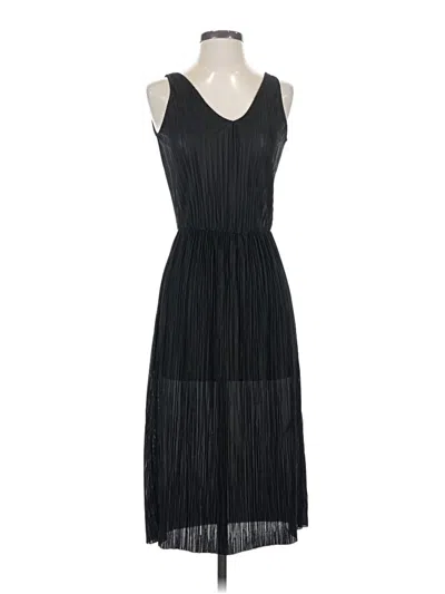 Pre-owned H&m Casual Dress In Black