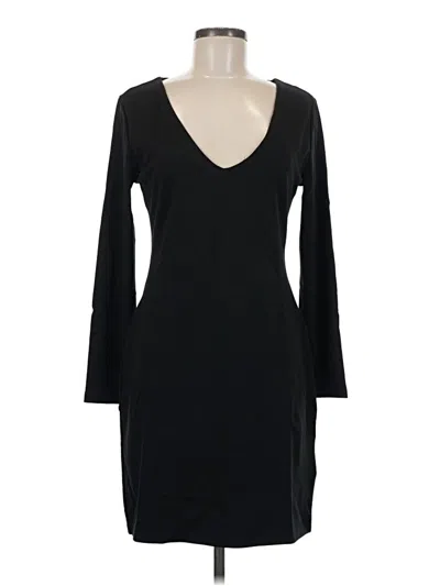 Pre-owned H&m Casual Dress In Black