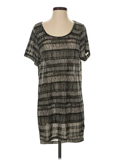 Pre-owned H&m Casual Dress In Black