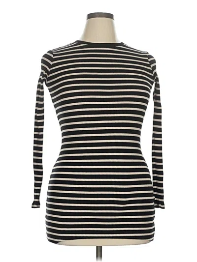 Pre-owned H&m Casual Dress In Black