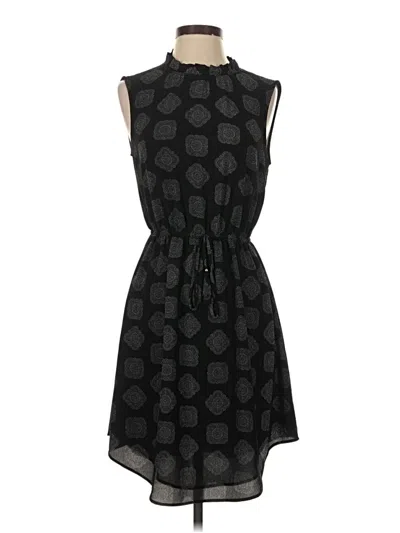 Pre-owned H&m Casual Dress In Black