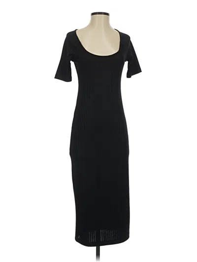 Pre-owned H&m Casual Dress In Black