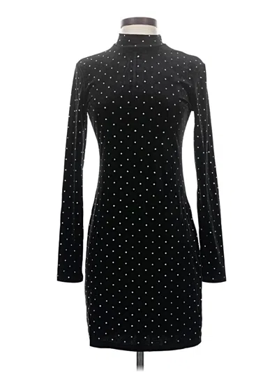 Pre-owned H&m Casual Dress In Black