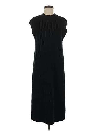 Pre-owned H&m Casual Dress In Black
