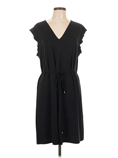 Pre-owned H&m Casual Dress In Black