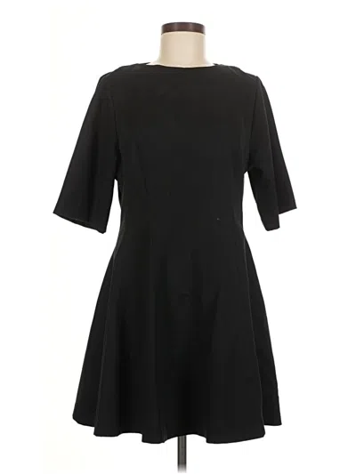 Pre-owned H&m Casual Dress In Black