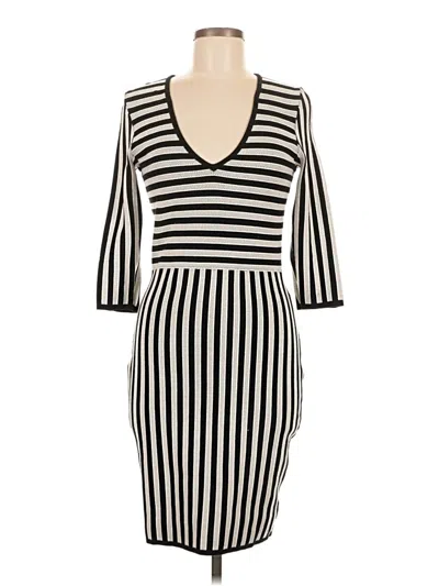 Pre-owned H&m Casual Dress In Black