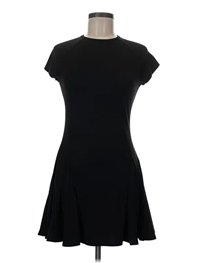 Pre-owned H&m Casual Dress In Black