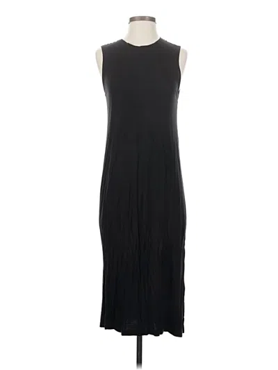 Pre-owned H&m Casual Dress In Black